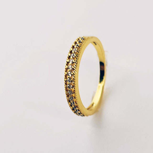 Anel Banhado a Ouro 24K Virtuosa Semijoias - Imagem 6